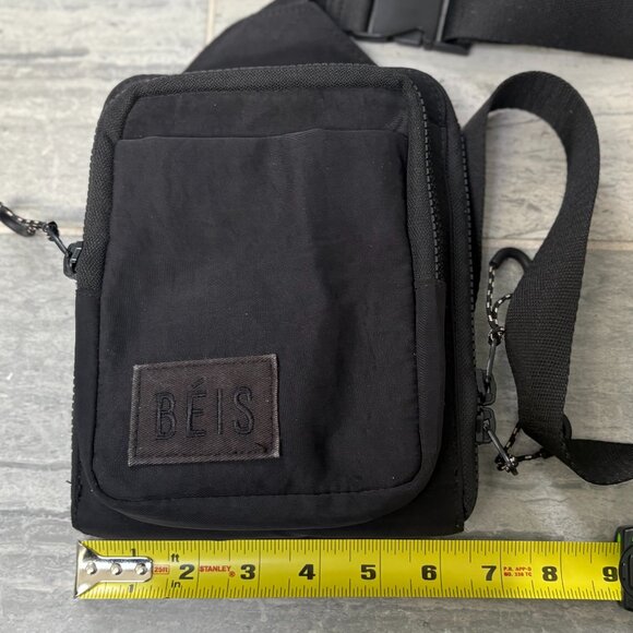 BEIS Unisex The Sport Sling Crossbody Bag Black - Picture 11 of 12